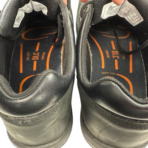 DANNER Caliper 3" Hot Aluminum Hard Toe Work Black Leather Low Top 19451 Size 13 - Picture 8 of 12
